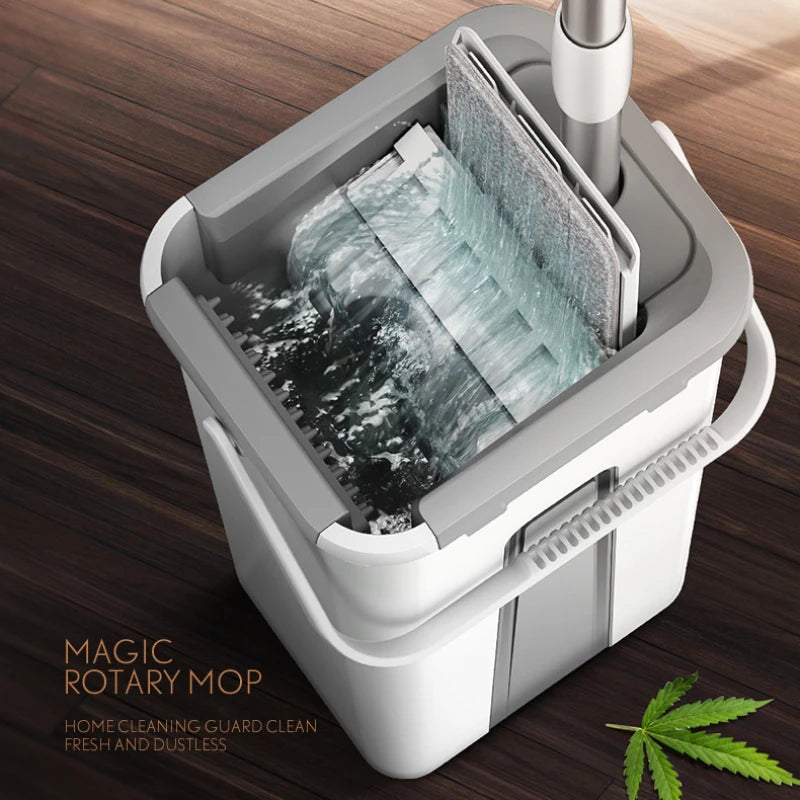 SpinEase⢠Magic Mop With Bucket