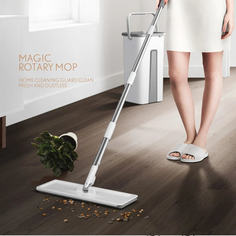 SpinEase⢠Magic Mop With Bucket