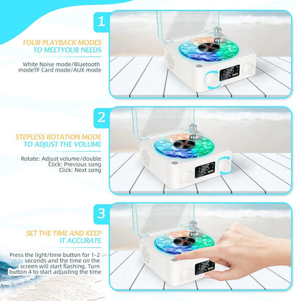 Waves Vinyl Bluetooth Speaker