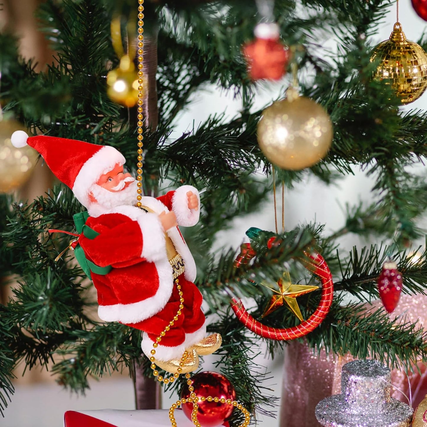 Electric Climbing Santa Claus